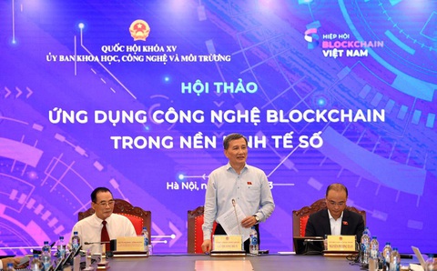 Thách thức và cơ hội hoàn thiện cơ sở pháp lý cho blockchain ở Việt Nam - Ảnh 1. Ông Lê Quang Huy - chủ nhiệm Ủy ban Khoa học, Công nghệ và Môi trường của Quốc hội - cho biết Quốc hội đánh giá cao tiềm năng của công nghệ blockchain và đang tích cực tiếp cận - Ảnh: T.H.