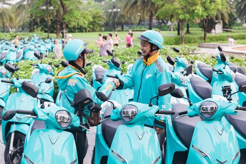 Xe máy điện Xanh SM Bike chính thức vận hành tại TP.HCM. Ảnh: Đ.H Xe máy điện Xanh SM Bike chính thức vận hành tại TP.HCM. Ảnh: Đ.H.