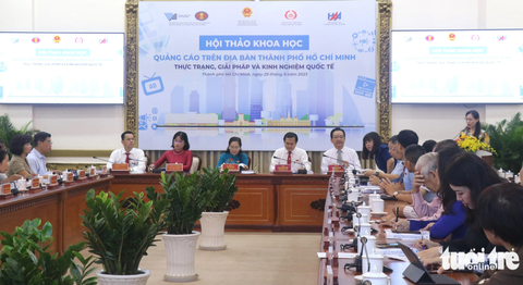 Ông Dương Anh Đức: Giá trị của quảng cáo là thước đo “sức khỏe kinh tế” - Ảnh 1. Buổi hội thảo với sự tham dự của rất nhiều chuyên gia, đơn vị kinh doanh hoạt động quảng cáo