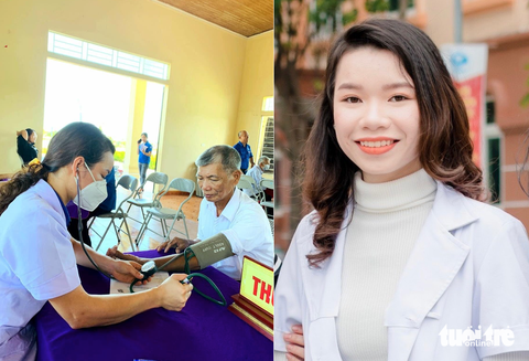 Học bổng Tiếp sức đến trường đã 'tiếp sức' ước mơ chúng tôi - Ảnh 2. Bạn Lê Thị Hạnh hiện nay đã trở thành bác sĩ công tác tại Trung tâm Y tế huyện Can Lộc, tỉnh Hà Tĩnh - Ảnh: Nhân vật cung cấp