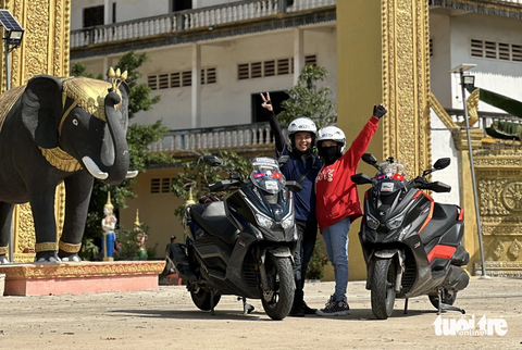 Các cung đường được Huy chia nhỏ để dễ khám phá và mẹ đỡ mệt - Ảnh: NVCC Các cung đường được Huy chia nhỏ để dễ khám phá và mẹ đỡ mệt - Ảnh: NVCC