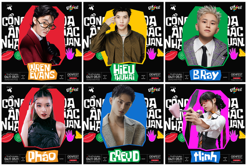 Các nghệ sĩ Gen Z tham gia GENfest Các nghệ sĩ Gen Z tham gia GENfest