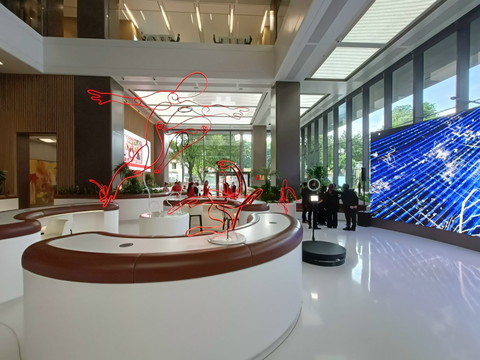 Ấn tượng với những tác phẩm nghệ thuật thị giác tại hai tòa nhà mới của Techcombank - Ảnh 7. Ấn tượng với những tác phẩm nghệ thuật thị giác tại hai tòa nhà mới của Techcombank - Ảnh 7.