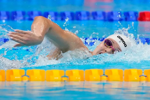Siobhan Haughey là cô được người dân Hong Kong tự hào gọi là "cá chuồn" (flying fish) - Ảnh: AP Siobhan Haughey được người dân Hong Kong tự hào gọi là "cá chuồn" (flying fish) - Ảnh: AP