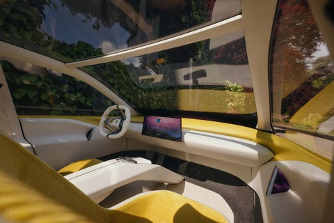 BMW ra mắt concept tương lai làm nền tảng cho 3-Series đời mới cũng như toàn bộ xe điện mới - Ảnh 4. Cabin BMW Vision Neue Klasse rộng, thoáng, tối giản và hiện đại - Ảnh: BMW