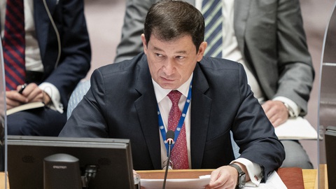 Ông Dmitry Polyansky, Phó đại diện thường trực thứ nhất của Nga tại Liên Hiệp Quốc - Ảnh: AFP Ông Dmitry Polyansky, phó đại diện thường trực thứ nhất của Nga tại Liên Hiệp Quốc - Ảnh: AFP