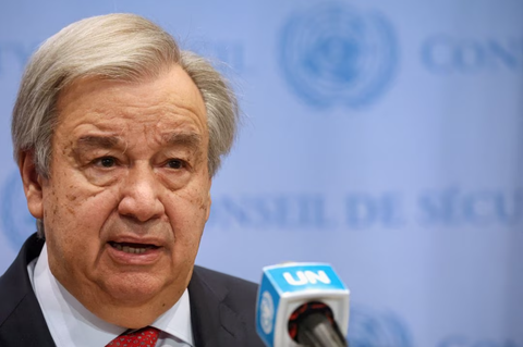 Tổng thư ký Liên Hiệp Quốc Antonio Guterres - Ảnh: REUTERS Tổng thư ký Liên Hiệp Quốc Antonio Guterres - Ảnh: REUTERS