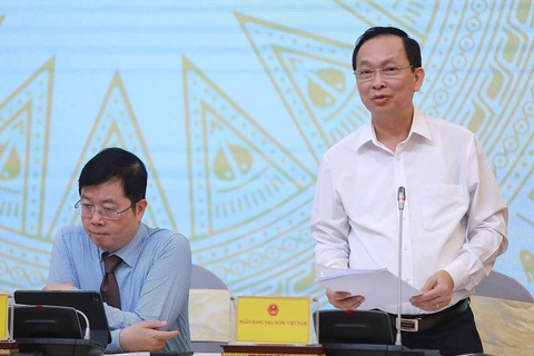 Giải ngân đầu tư công 9 tháng cao hơn năm ngoái gần 5 tỉ USD - Ảnh 2. Ông Đào Minh Tú - phó thống đốc Ngân hàng Nhà nước - Ảnh: DANH KHANG