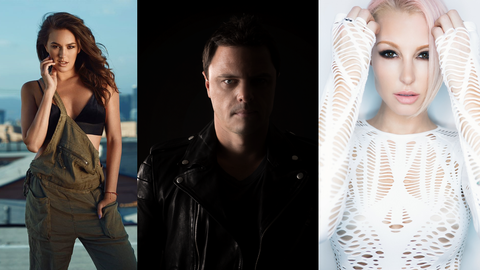Heineken kỷ niệm 150 năm với sự kiện kết hợp thể thao và âm nhạc - Ảnh 4. Markus Schulz (giữa), Adina Butar (trái) và Emma Hewitt (phải)
