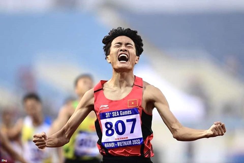 Asiad 19: Lương Đức Phước vào chung kết 1.500m - Ảnh 2. Lương Đức Phước vào chung kết chạy 1500m Asiad 19 - Ảnh: FBNV