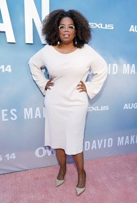 Oprah Winfrey hạnh phúc với cân nặng hợp lý - Ảnh 1. Bà Oprah Winfrey ở giai đoạn nặng cân - Ảnh: Getty Images
