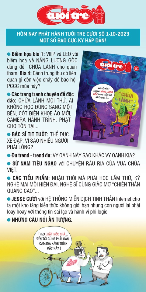 Tin tức trên Tuổi Trẻ Cười số ra 1-10 Tin tức trên Tuổi Trẻ Cười số ra 1-10
