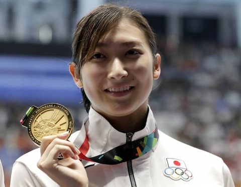 Kình ngư Rikako Ikee từng là VĐV bơi cự ly ngắn số 1 châu Á - Ảnh: JAPAN TIMES Kình ngư Rikako Ikee là vận động viên bơi cự ly ngắn số 1 châu Á trước khi mắc bệnh bạch cầu - Ảnh: JAPAN TIMES