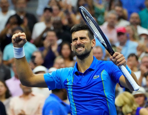 Djokovic vào tứ kết Giải quần vợt Mỹ mở rộng 2023 - Ảnh 1. Djokovic giành quyền vào tứ kết Giải quần vợt Mỹ mở rộng 2023 - Ảnh: REUTERS