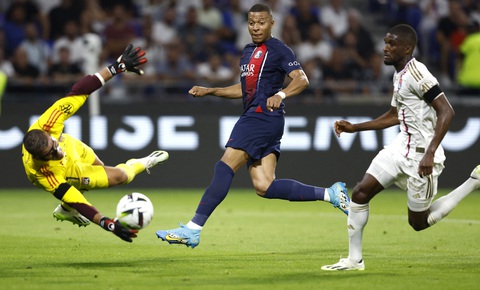 Điểm tin thể thao sáng 4-9: Neymar nói Messi như 'sống như địa ngục' ở PSG - Ảnh 4. Mbappe lại tỏa sáng cho PSG - Ảnh: REUTERS