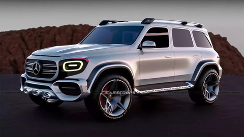 Mercedes-Benz xác nhận G-Class có bản mini - Ảnh 2. Dự đoán thiết kế hoàn chỉnh của Mercedes-Benz G-Class thu nhỏ - Ảnh: Carscoops