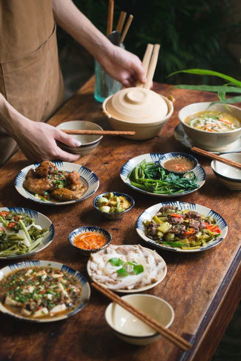 Mâm cơm nhà ở Xới Cơm Mâm cơm nhà ở Xới Cơm