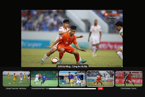 V-League 2023 - mùa giải đặc biệt trong lịch sử - Ảnh 4. Tính năng xem song song đem tới những trải nghiệm hấp dẫn - Ảnh: FPT PLAY