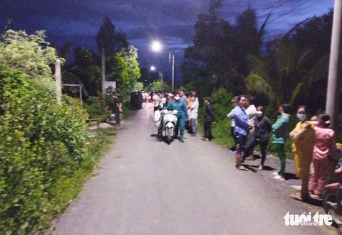 Nghi phạm sát hại bà chủ quán nhậu ở Tiền Giang khai gì? - Ảnh 1. Hiện trường nơi xảy ra vụ việc - Ảnh: H.T