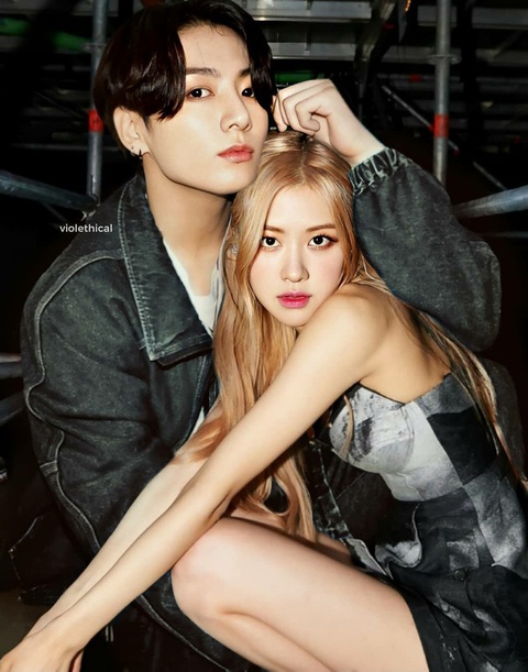 Vén màn tin đồn hẹn họ giữa Rosé Blackpink và Jungkook BTS - Ảnh 1. Hai idol hàng đầu K-pop là Jungkook và Rosé vướng nghi án hẹn hò bí mật