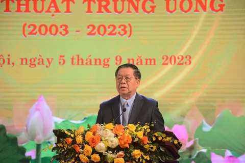 Trưởng Ban Tuyên giáo Trung ương Nguyễn Trọng Nghĩa phát biểu chúc mừng và chỉ đạo tại lễ kỷ niệm - Ảnh: T.ĐIỂU Trưởng Ban Tuyên giáo Trung ương Nguyễn Trọng Nghĩa phát biểu chúc mừng và chỉ đạo tại lễ kỷ niệm - Ảnh: TRẦN HOÀNG