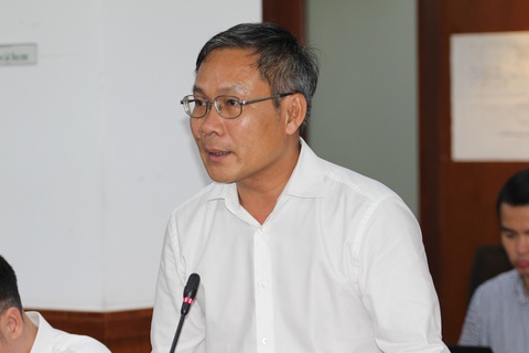 Tiền điện tăng cao: Điện lực TP.HCM xin lỗi khách hàng vì sự bất tiện - Ảnh 1. Ông Bùi Trung Kiên, phó tổng giám đốc Tổng công ty Điện lực TP.HCM - Ảnh: T.N.