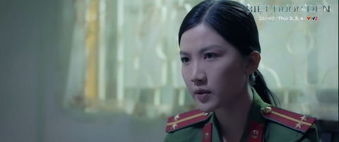 Diễn 'tiểu tam' quá 'mượt', Lương Thanh bị phản ứng khi đóng nữ cảnh sát - Ảnh 2. Cảnh phim có sự góp mặt của Lương Thanh vai nữ cảnh sát điều tra phá án
