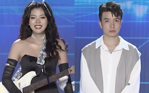 Ai sẽ là quán quân Vietnam Idol 2023? - Ảnh 3. Từ trái qua: Thanh Thảo (MuộiI) và Xuân Định K.Y - Ảnh chụp màn hình