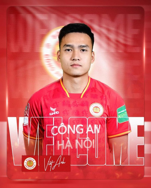 CLB Công An Hà Nội sở hữu hàng thủ 'khủng' khi có thêm trung vệ Việt Anh - Ảnh 2. CLB Công An Hà Nội giới thiệu tân binh trung vệ Việt Anh - Ảnh: CAHN FC