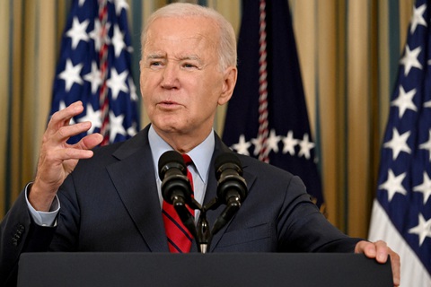 Tổng thống Mỹ Joe Biden phát biểu tại Nhà Trắng hôm 6-9 - Ảnh: AFP Tổng thống Mỹ Joe Biden phát biểu tại Nhà Trắng hôm 6-9 - Ảnh: AFP