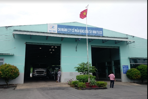 Tạm dừng hoạt động 2 trung tâm đăng kiểm ở Tây Ninh - Ảnh 1. Trung tâm đăng kiểm 70.02S là một trong ba trung tâm thuộc Công ty Đăng kiểm Tây Ninh - Ảnh: A.X
