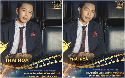 Diễn viên Thái Hòa càn quét giải thưởng Cánh diều vàng 2023 - Ảnh 1. Thái Hòa "ẵm" hai giải thưởng lớn bậc nhất tại lễ trao giải Cánh diều vàng năm nay.