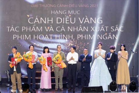 Cánh diều vàng 2023 'chơi lớn' với Bức tường danh vọng đầu tiên tại Việt Nam - Ảnh 4. Cánh diều vàng 2021 - Hạng mục phim ngắn, hoạt hình và đạo diễn, họa sĩ xuất sắc