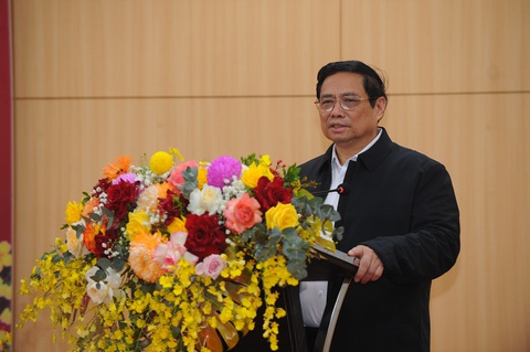 8 lưu ý của Thủ tướng Phạm Minh Chính khi Hải Dương công bố quy hoạch tỉnh- Ảnh 3. Thủ tướng Phạm Minh Chính phát biểu chỉ đạo - Ảnh: H.D.