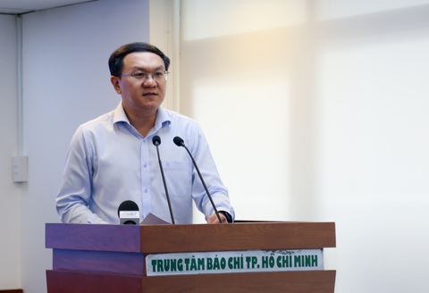 TP.HCM đạt chính quyền số xuất sắc- Ảnh 3. Giám đốc Sở Thông tin và Truyền thông TP.HCM Lâm Đình Thắng phát biểu - Ảnh: THẢO LÊ