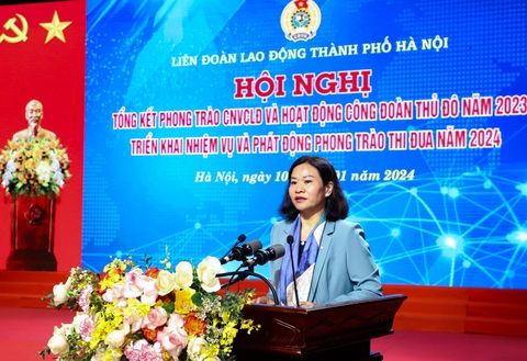 Bà Nguyễn Thị Tuyến - phó bí thư Thường trực Thành ủy Hà Nội - Ảnh: GIA ĐOÀN Bà Nguyễn Thị Tuyến - phó bí thư Thường trực Thành ủy Hà Nội - Ảnh: GIA ĐOÀN
