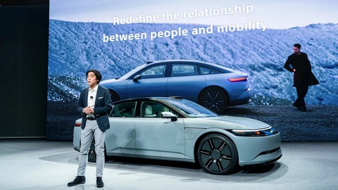 Sony Honda Afeela: Xe điện chơi được PlayStation 5 tiến gần hơn tới ngày ra mắt- Ảnh 1. Trường hợp của Afeela là rất ít khi gặp trên thị trường khi xe khởi điểm chỉ là concept không có ý định mở bán, tuy nhiên phản hồi quá tốt trên toàn cầu đã khiến Sony đổi ý - Ảnh: Carscoops