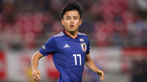 5 đội tuyển đắt giá nhất Asian Cup 2023- Ảnh 1. Takefusa Kubo là cầu thủ đắt giá nhất của tuyển Nhật Bản - Ảnh: GETTY IMAGES