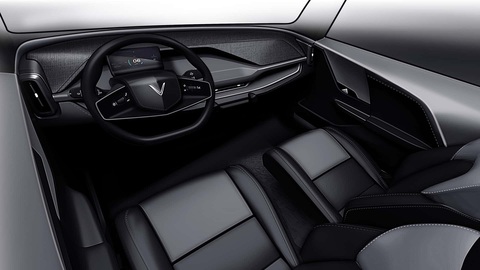 VinFast VF 3 công bố thông tin: 210km/sạc, có màn hình giải trí- Ảnh 3. Hình ảnh duy nhất về nội thất của VF 3 được VinFast tiết lộ - Ảnh: VinFast