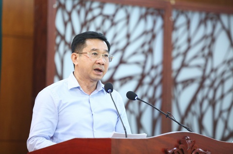 Chủ nhiệm Ủy ban Kiểm tra Thành ủy TP.HCM: Tăng cường kiểm tra dấu hiệu vi phạm qua đơn thư, báo chí- Ảnh 1. Chủ nhiệm Ủy ban Kiểm tra Thành ủy TP.HCM phát biểu tại hội nghị - Ảnh: PHƯƠNG QUYÊN