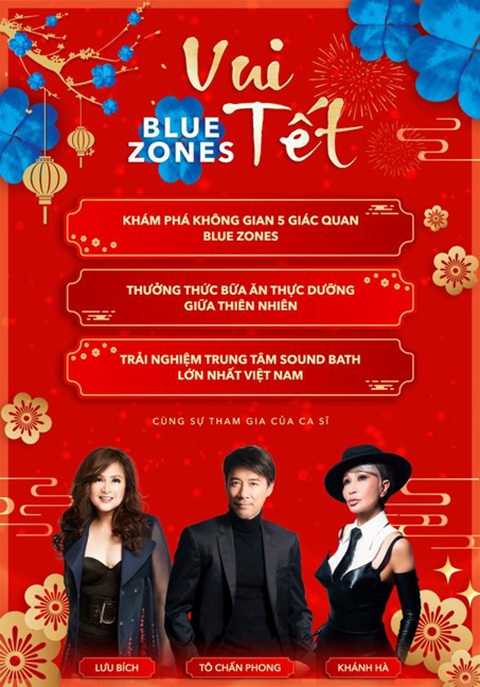 Khám phá Tết ở vùng đất Blue Zones đầu tiên Việt Nam- Ảnh 7. Dàn ca sĩ hải ngoại xuất hiện trong sự kiện