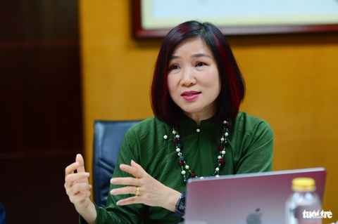 Bài dự thi ‘Thương hiệu tôi yêu’ nhiều kỷ lục, ban tổ chức quyết định tăng số giải thưởng- Ảnh 3. Bà Huỳnh Thị Xuân Liên - phó chủ tịch CSMO Việt Nam - cho rằng ngoài việc tin dùng, các bài viết còn thể hiện tình yêu thương của bạn đọc đối với các thương hiệu Việt - Ảnh: QUANG ĐỊNH