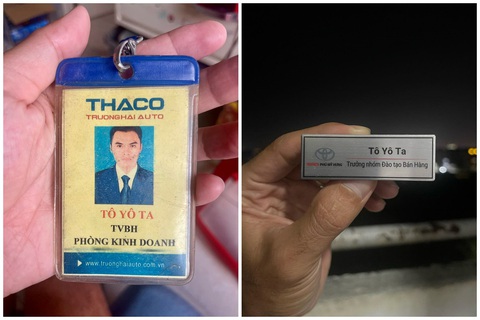 Loạt tên khai sinh độc lạ từng gây xôn xao mạng xã hội- Ảnh 1. Anh Tô Yô Ta (sống ở TP HCM) từng khiến cư dân mạng "à ố" không ngừng vì cái tên độc lạ của mình. Hy hữu hơn, anh từng làm việc cho một chi nhánh của Toyota - tập đoàn trùng với họ tên của chính mình.