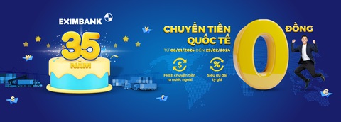 Eximbank dành nhiều ưu đãi cho khách hàng doanh nghiệp thanh toán quốc tế- Ảnh 1. Eximbank dành nhiều ưu đãi cho khách hàng doanh nghiệp thanh toán quốc tế - Ảnh: Eximbank