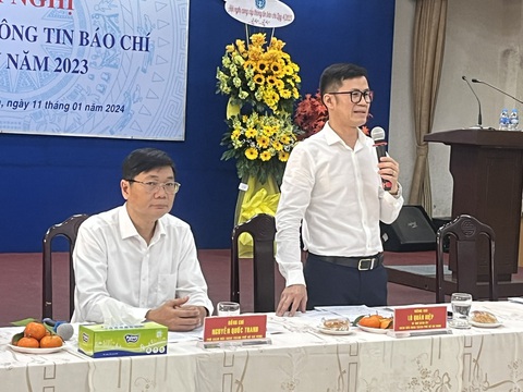 Năm 2024, người dân có còn Lãnh đạo BHXH TP.HCM trả lời các câu hỏi của phóng viên - Ảnh: THÙY DƯƠNG