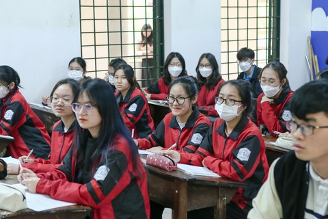 Học sinh trường THPT chuyên Bắc Giang trong một tiết học - Ảnh: HÀ QUÂN Học sinh Trường THPT chuyên Bắc Giang trong một tiết học - Ảnh: HÀ QUÂN