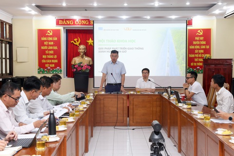 Cứ vào Cần Giờ phải là phương tiện giao thông xanh, được không?- Ảnh 1. Hội thảo khoa học Giải pháp phát triển giao thông xanh trên địa bàn huyện Cần Giờ - Ảnh: THẢO LÊ