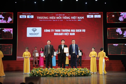 Mulgati đón nhận danh hiệu ‘Top 10 thương hiệu nổi tiếng Việt Nam - 2023’- Ảnh 1. Mulgati đón nhận danh hiệu ‘Top 10 thương hiệu nổi tiếng Việt Nam - 2023’- Ảnh 1.