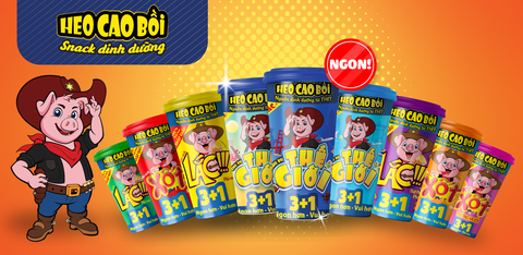 Trải nghiệm khinh khí cầu khổng lồ tại Thảo cầm viên- Ảnh 2. Các món snack ăn vặt của Heo Cao Bồi đã tạo nên những trào lưu về món ăn vặt gây sốt trong cộng đồng trẻ em
