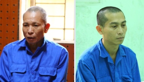 Công, Dũng (từ trái qua) tại cơ quan điều tra - Ảnh: T.D. Công, Dũng (từ trái qua) tại cơ quan điều tra - Ảnh: T.D.
